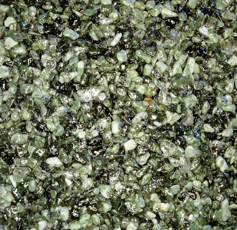 Edelstein Steinteppich Morgentau