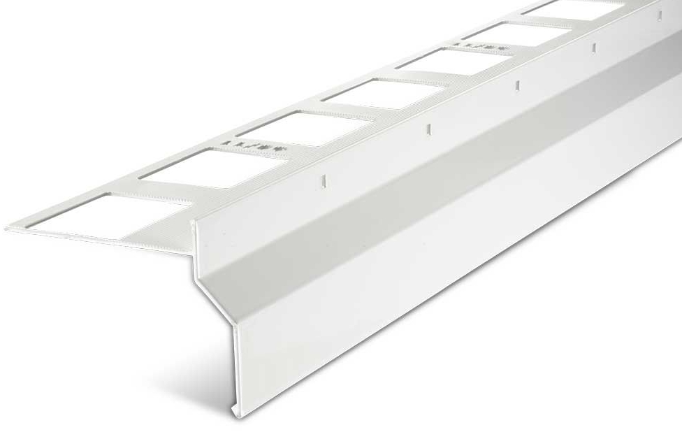 Balkonabschlussprofil Alu für Steinteppich