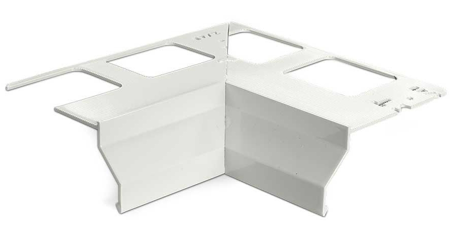 Außenecke und Innenecke für Balkonabschlussprofile