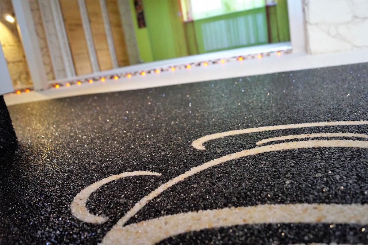 Steinteppich neu gestalten und Teilbereich austauschen