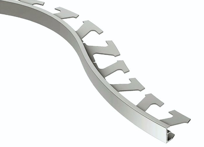 Radiusprofil für Steinteppich